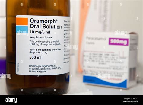 Oramorph Morphine prescription medication Stock Photo: 41778791 - Alamy