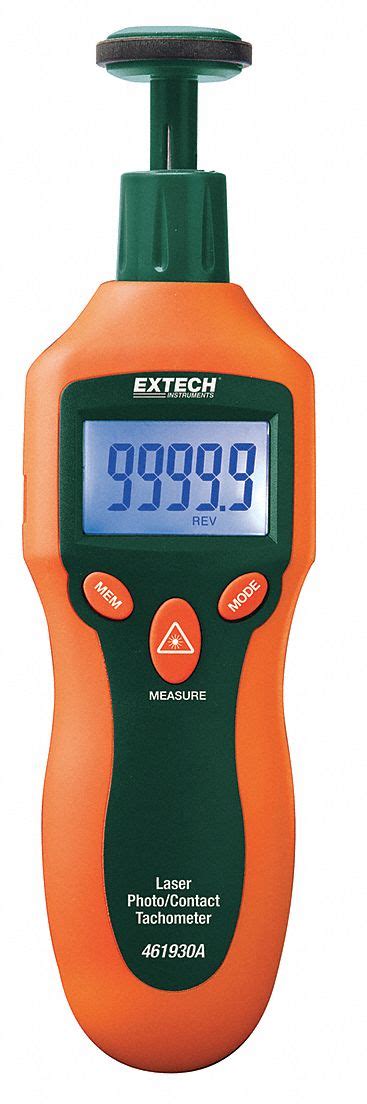 EXTECH Laser Tachometer, 2 to 20, 000 rpm - 41D941|RPM33-NIST - Grainger