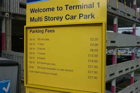 Manchester Airport Parking Terminal 1 → Save up to 70%