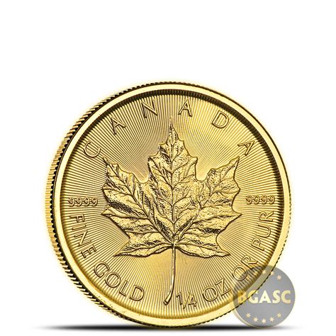 Buy 2017 1/4 oz Canadian Gold Maple Leaf Brilliant Uncirculated .9999 Fine 24kt - Canadian Gold ...