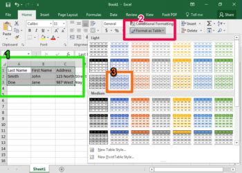 Table Styles | Computer Applications for Managers