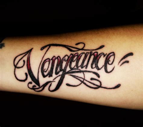 Vengeance Tattoo by maga-a7x on DeviantArt