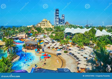 Aquaventure Waterpark of Atlantis the Palm Complex, Palm Jumeirah, on ...