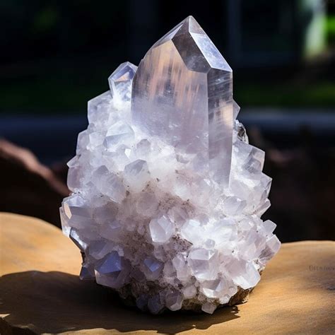 Premium AI Image | Quartz clear crystals druse