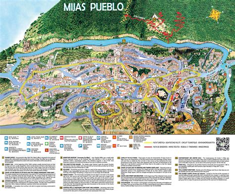 Mijas Pueblo map