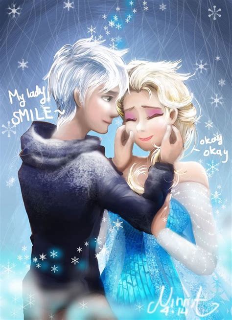 Jack Frost and Elsa - Frozen Fan Art (39520889) - Fanpop