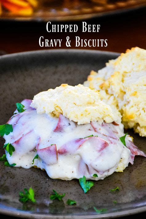 Chipped Beef Gravy and Biscuits | Recipe | Chip beef gravy, Beef gravy, Chipped beef