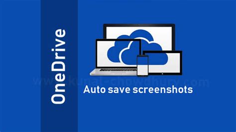 How to automatically save screenshots to OneDrive?