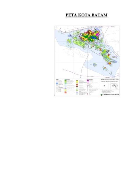 Batam - Peta Kota (Bapeda) - SKPD Pemerintah Kota Batam