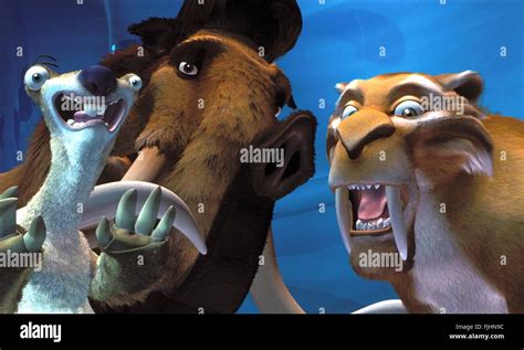 SID, MANNY, DIEGO, ICE AGE, 2002 Stock Photo: 97505560 - Alamy