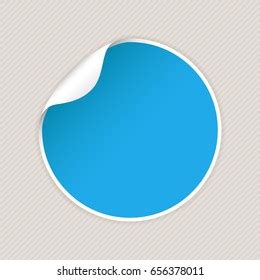 Round Blue Sticker Label White Corner Stock Vector (Royalty Free) 656378011 | Shutterstock