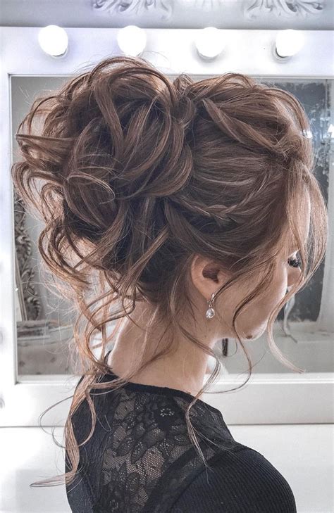 44 Messy updo hairstyles – The most romantic updo to get an elegant look – I Take You | Wedding ...