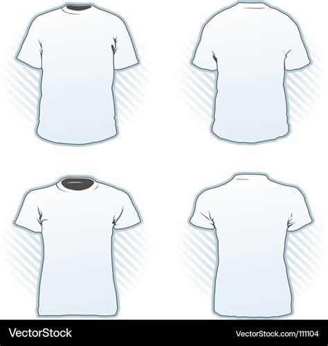 T-shirt design template set Royalty Free Vector Image