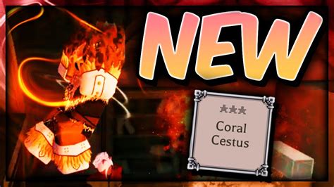 NEW WEAPON: Coral Cestus Full Showcase | Deepwoken - YouTube