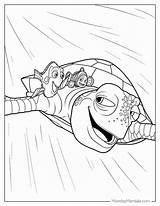 Printable Finding Nemo Coloring Pages sketch template