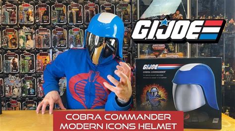 Cobra Commander *Modern Icons replica helmet* Unboxing and Review! G.I. Joe 2020 *Hasbro* - YouTube