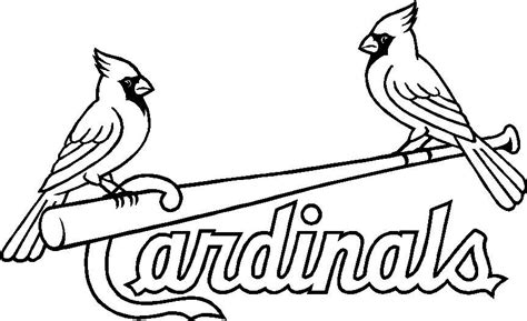 Printable St. Louis Cardinals Coloring Pages Pdf - Coloringfolder.com