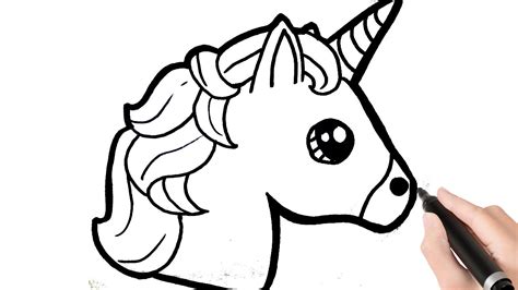 How to draw a kawaii Unicorn step by step