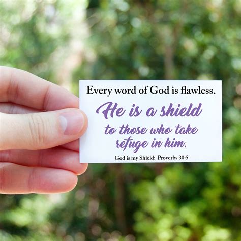 10 God is My Shield Printable Scripture Cards C1 INSTANT DOWNLOAD, God ...