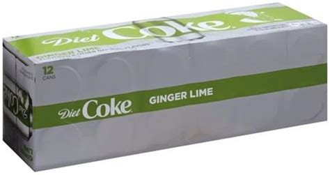 Diet Coke Ginger Lime, Fridgepack Cola - 12 ea, Nutrition Information | Innit