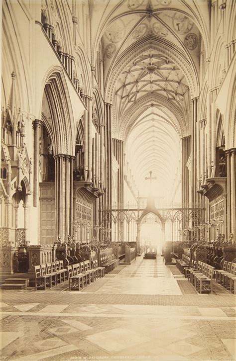 Choir at Salisbury Cathedral; Valentine, James; ca. 1860-1900; 1979: ...