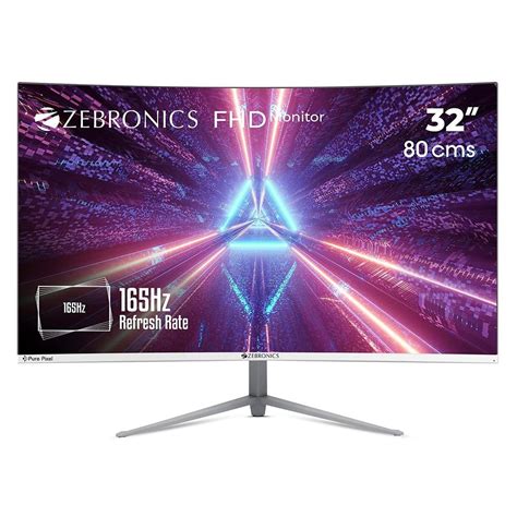 ZEBRONICS Zeb-Ac32Fhd Curved Slim Gaming Led Monitor With 32Inch (80 Cm ...