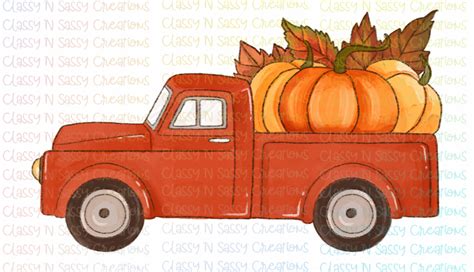 Fall Truck – Classy 'N Sassy Creations