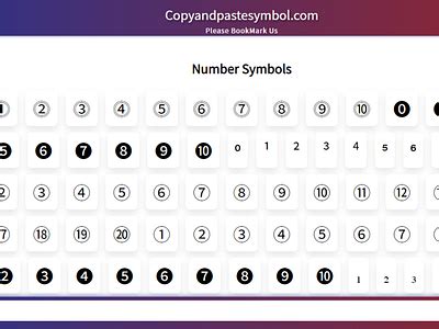 Number Symbols designs, themes, templates and downloadable graphic ...