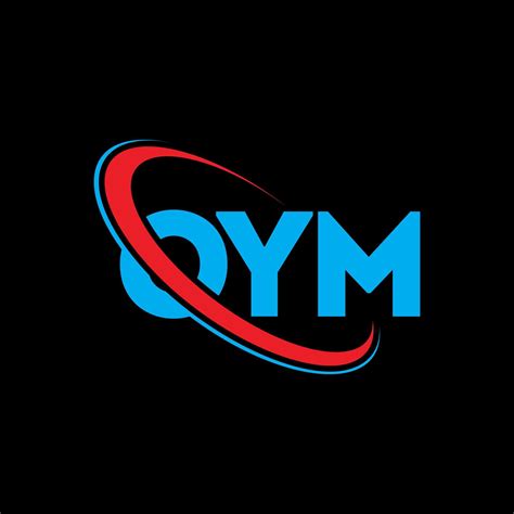 OYM logo. OYM letter. OYM letter logo design. Initials OYM logo linked with circle and uppercase ...