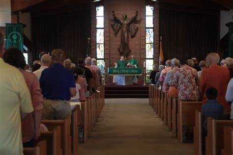 Attendees of Sacred Heart Catholic Church in Palm Desert address sex abuse