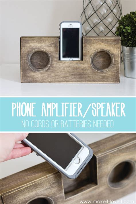 Passive Amplifiers DIY: How to Make a Wooden Speaker For Your Phone