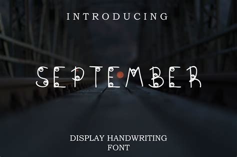 September Font by casanovastore · Creative Fabrica