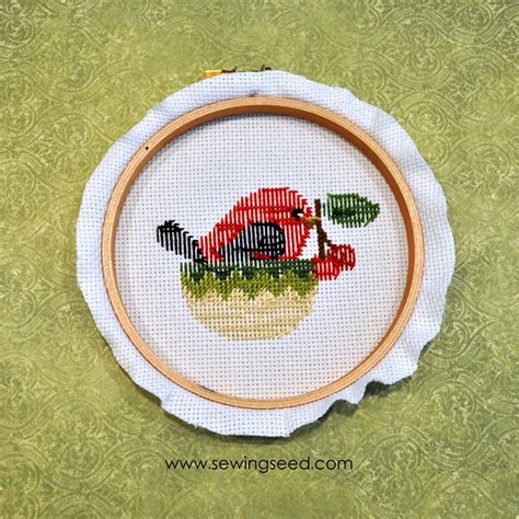 Sewingseed: Framing your needlework in a hoop