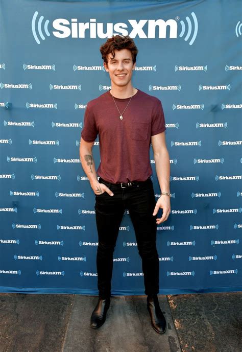 WEST HOLLYWOOD, CA - JULY 13: Shawn Mendes poses backstage for SiriusXM Live at The Roxy Theatre ...