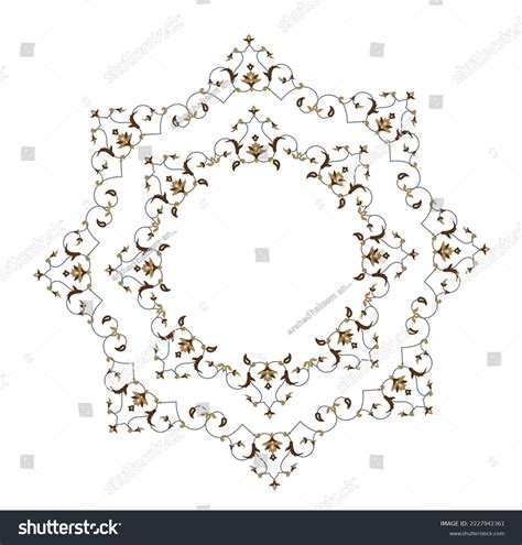 Taj Mahal Ornamental Inlay Work Vector Stock Vector (Royalty Free ...