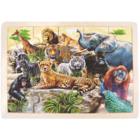 Puzzle Wild Animals - School Products Australia