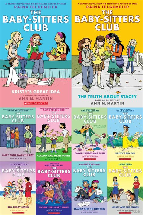 The Baby-Sitters Club Graphic Novels Series By Raina Telgemeier, Gale Galligan, Gabriela Epstein ...