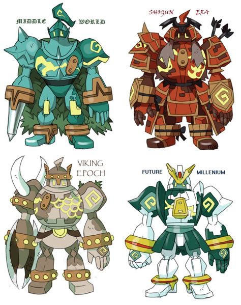 GOLURK variations by Kurigaru | Pokemon breeds, Pokemon fusion art, Pokemon drawings