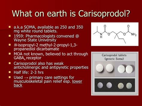 Carisoprodol Withdrawal Syndrome