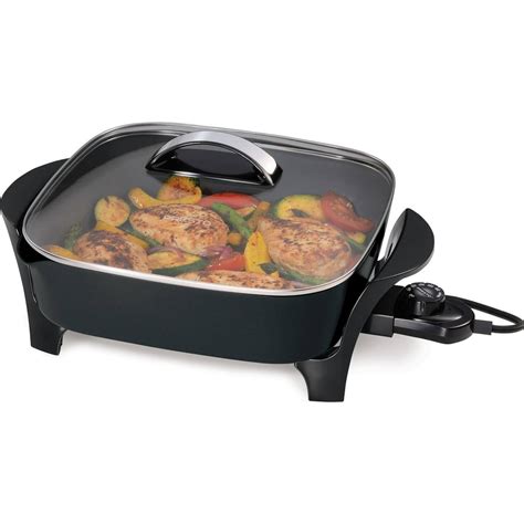 Presto 12" Electric Skillet with Glass Cover - Walmart.com - Walmart.com