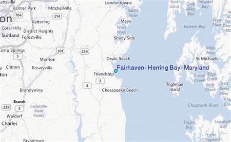 Fairhaven, Herring Bay, Maryland Tide Station Location Guide