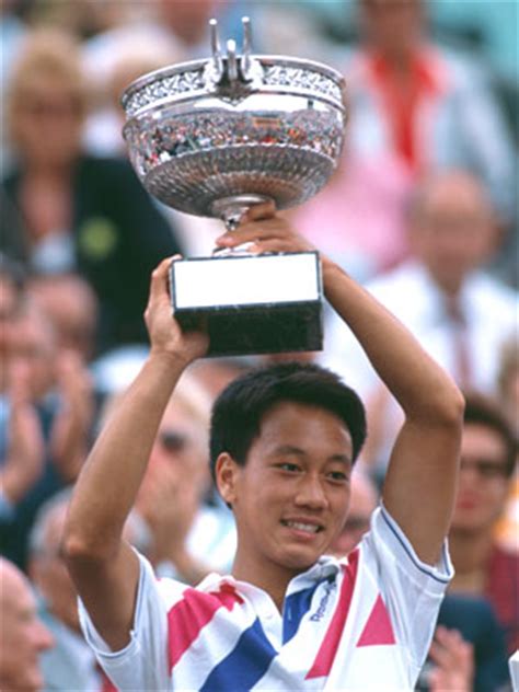 Michael Chang, former American professional tennis player, winner of ...