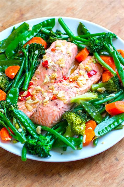 Instant Pot Salmon & Vegetables (Steamed, 15-Minutes)