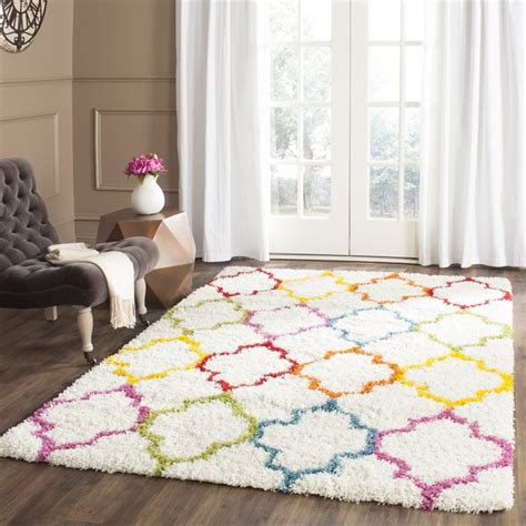 Zoomie Kids Madge Moroccan Geometric Ivory Area Rug | Wayfair | Kids area rugs, Kids rugs ...