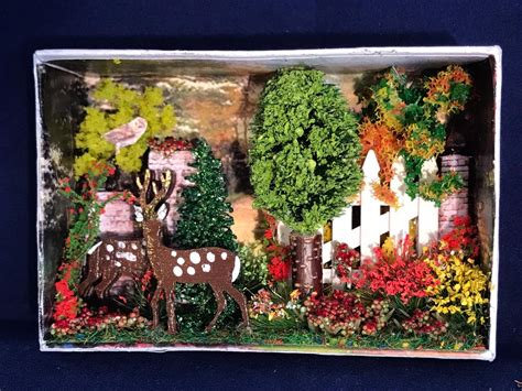 Miniature Forest Animals Diorama Deer Dollhouse Diorama - Etsy Canada