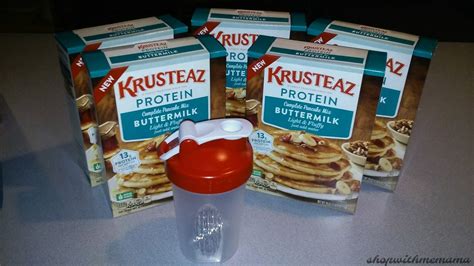 Krusteaz New Buttermilk Protein Pancake Mix! - Shop With Me Mama