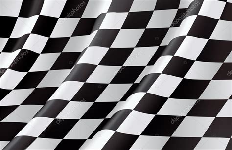 Checkered Flag Vector Background