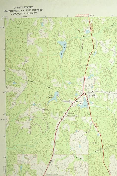 Warm Springs Georgia Map of Roosevelt's Little White House | Etsy