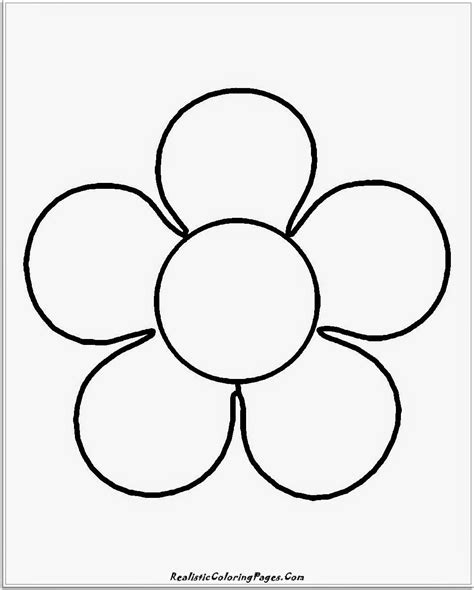 Easy Flower Coloring Pages - Coloring Home