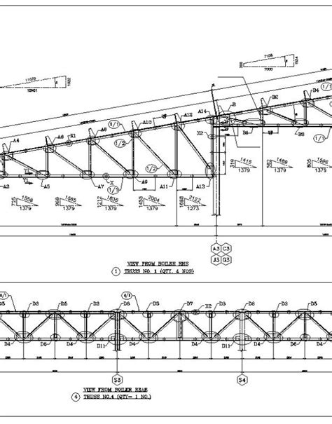 Truss Structure Details 7 | Truss structure, Roof truss design, Steel structure